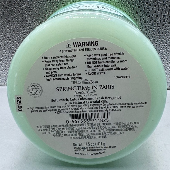 Bath & Body Works Springtime in Paris 3 Wick Candle - Picture 2 of 3